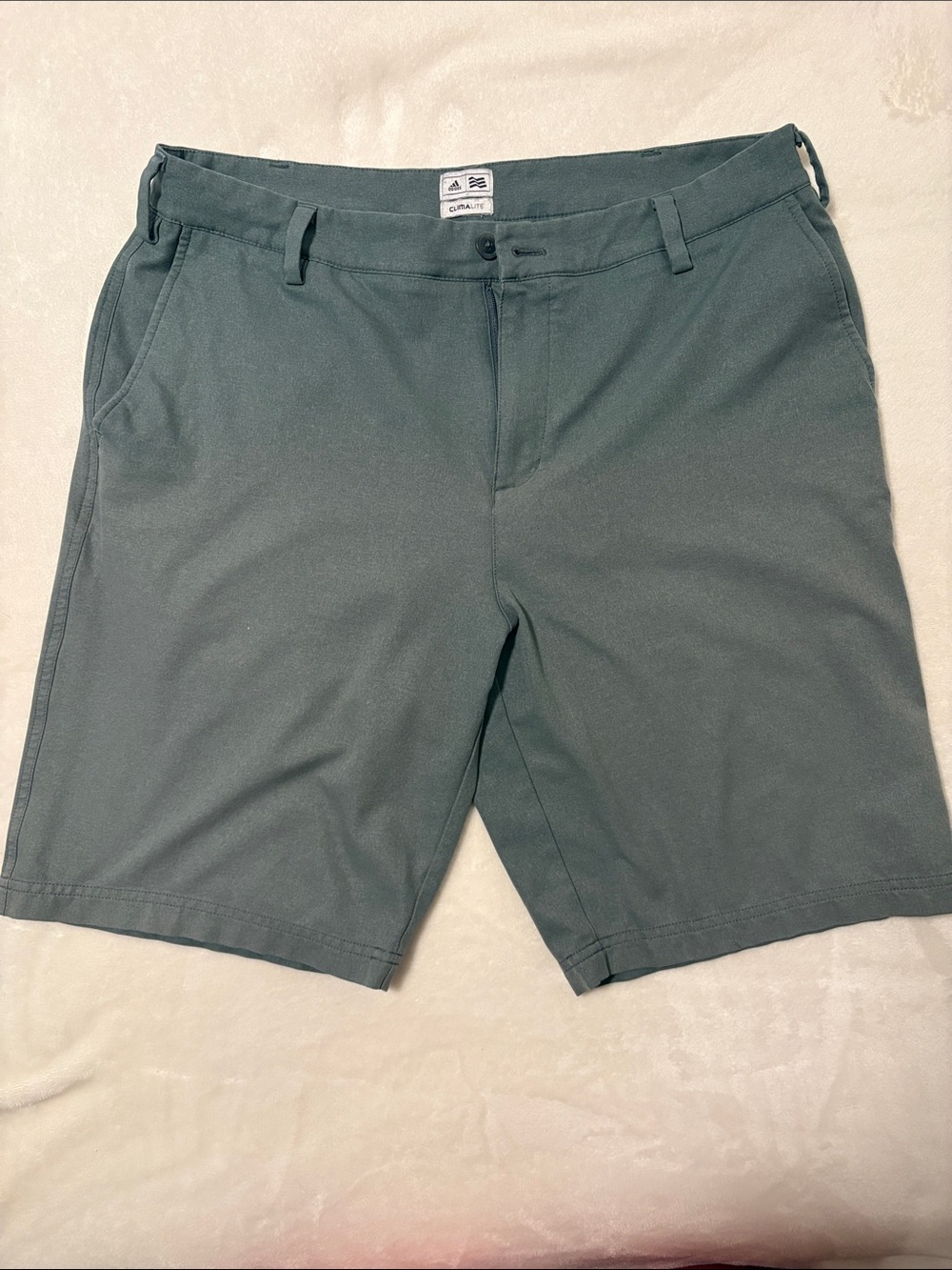 Men's gray Adidas size 34 ClimaLite shorts